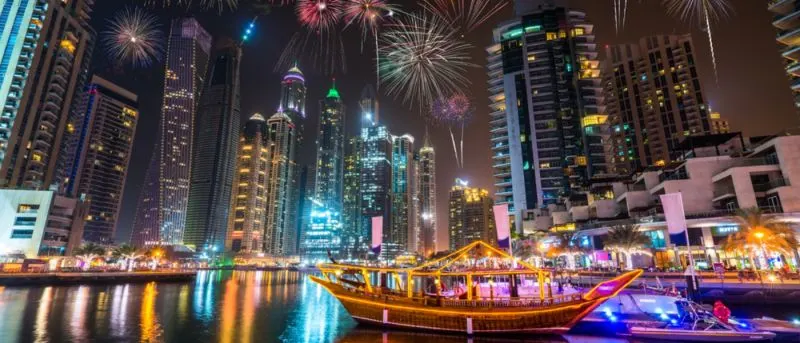 New Year Celebration at Burj Khalifa, Dubai Vacation 
